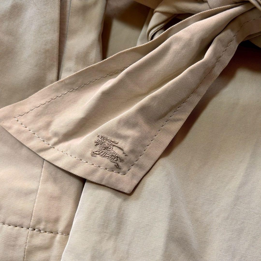 Burberry Blue Label Trench Coat Check Pattern Beige Polyester Size 38 For Women thumbnail 19