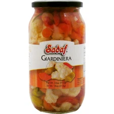 Giardiniera Mild - Pickled vegetables in jar - Giardiniera Mix - Marinated Ve...
