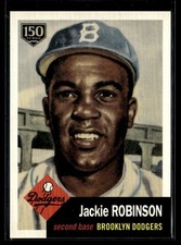 2019 Topps Iconic Card Reprints 150th Anniversary Jackie Robinson 125/150