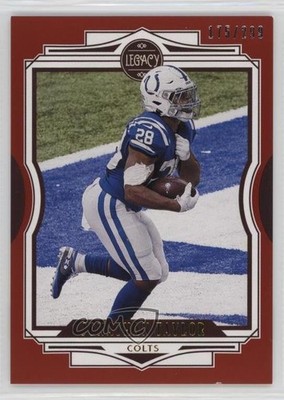 2021 Panini Legacy Red /299 Jonathan Taylor #73 0q3