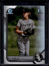 2022 Bowman Draft Noah Schultz Chrome Refractor 1st Prospect #BDC-56 White Sox