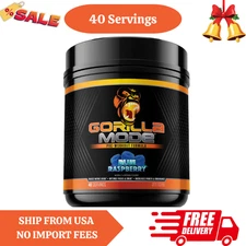 Gorilla Mind Gorilla Mode Blue Raspberry Pre Workout 1.74 lb