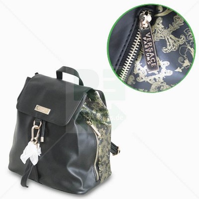 Rucksack Versace Parfums Iconic Summer Backpack Schwarz Gold
