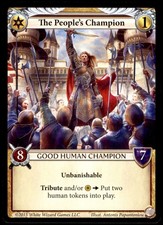 The People's Champion Good Human Champion Epics Card Game 2015 White Wizard Game
