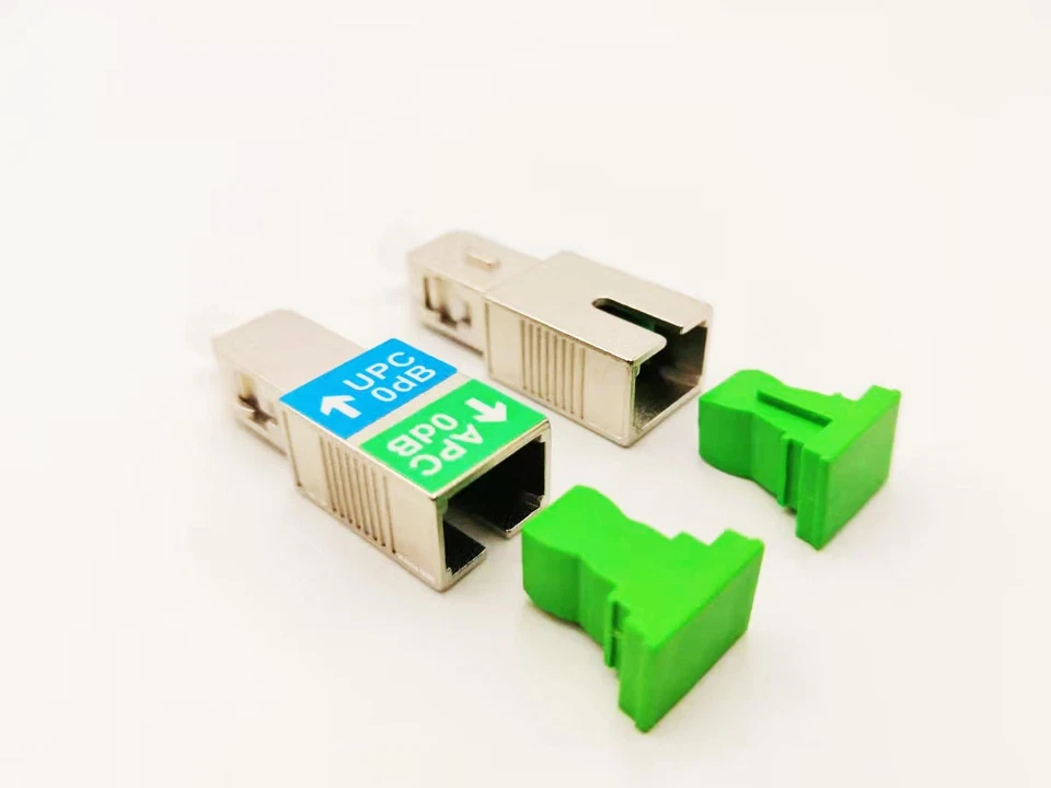 SC/UPC Male Transfer SC/APC Female Single Mode Simplex Hybrid Converter Adapter - Image 3 of 4