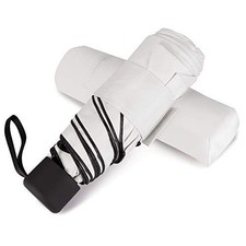Small Travel Umbrella Compact for UV Protection Light Purse Size Umbrellas fo...