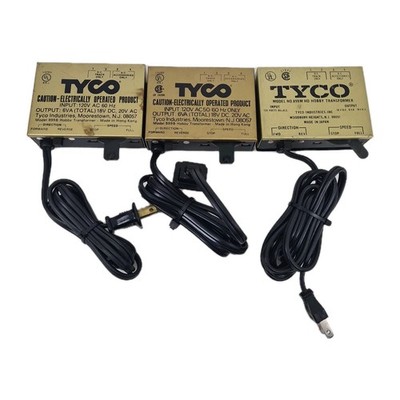   Tyco HO Set Of 3 Hobby Train Transformer 899B & M Electric Power Pack 08057