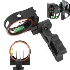 Archery Bow 3Pin Sight 0.029" Optical Fiber Adjustable CompoundBow Shooting Hunt