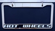 Hot Wheels Stainless Steel License Plate Frame