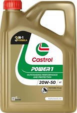 Castrol POWER1 4T 20W-50 Motoröl, 4L