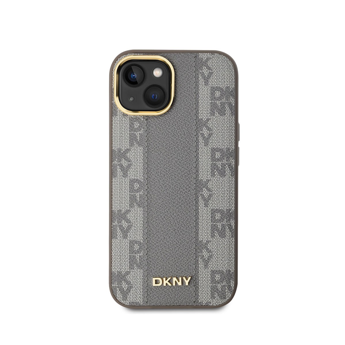 Coque DKNY pour Apple iPhone 15 motif à carreaux ultra-chic rigide