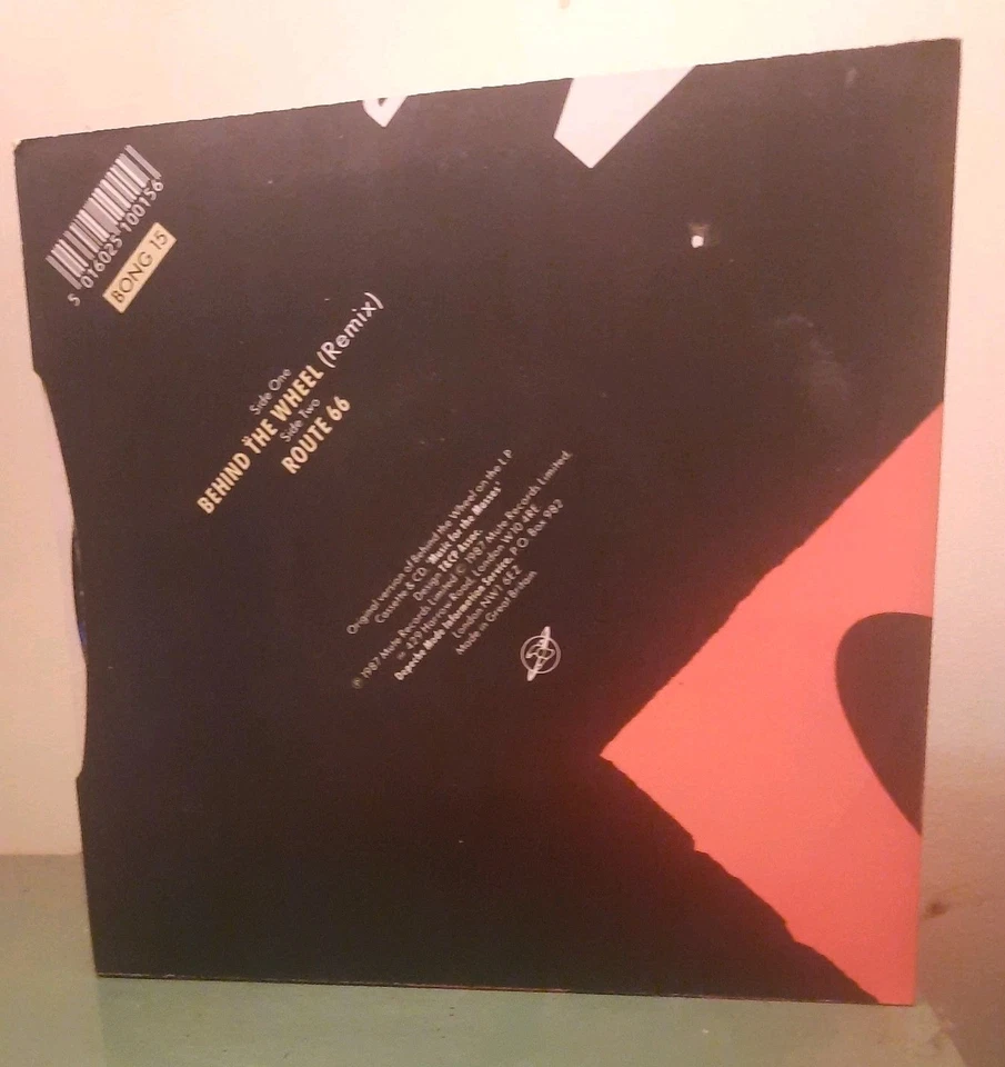 Depeche Mode Behind The Wheel (Remix) 7" Vinyl Single 1987 Mute Records BONG 15 - Image 2 of 4