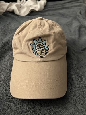 Rick And Morty Strapback Hat Beige Cotton Cap Adult Swim Cartoon Network