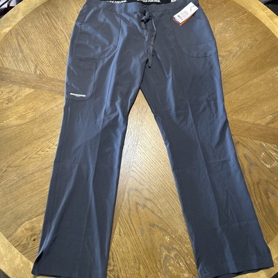 Sketchers Barco Uniform 3PKT Reliance Cargo Scrubs Pants Womens XL Pewter Gray