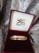 1/5th 9ct Rolled Gold Vintage Expandable Baby Bangle Maker JS 6.7g (0-3yrs) VGC