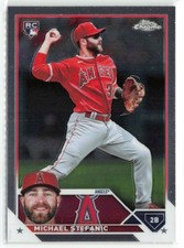 2023 Topps Chrome Michael Stefanic RC Los Angeles Angels #138