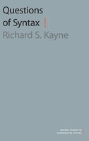 Kayne | Questions Of Syntax | Buch | Englisch (2019) | Gebunden | Academic