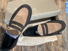 Urban Outfitters UNISEX UO SUEDE Penny Loafers Bw/Honey (Size 8US )