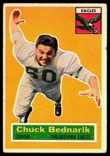 Chuck Bednarik 1956 Topps #28