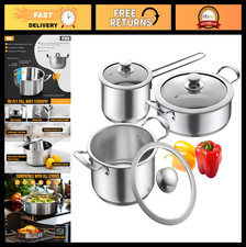 6-Piece Stainless Steel Nonstick Cookware Set...