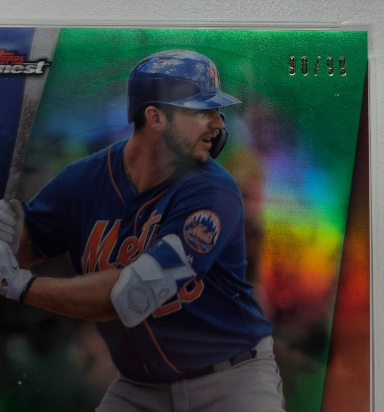 2019 Finest GREEN REFRACTOR - PETE ALONSO Rookie RC Card /99 PSA 10 GEM MINT view 2