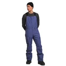 Men's The North Face Freedom Waterproof DryVent Shell Ski Bibs Pants - Cave Blue