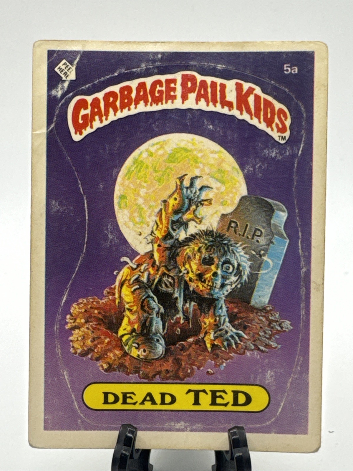 1985 Topps Garbage Pail Kids OS1 1st Series DEAD TED 5a Award Student Glossy