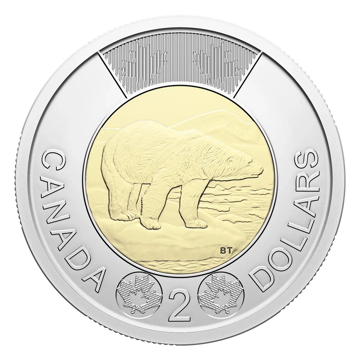 カナダ王立造幣局発行 2ドル（トゥーニー/Toonie）10周年記念 Uncirculated Uncertified Ungraded Canadian Two Dollar Coins