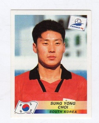figurine - FOOTBALLERS FRANCE 98 1998 PANINI - number 341 SOUTH KOREA CHOI