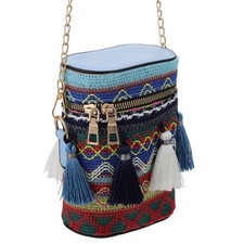 Borsa a secchiello da 1 pezzo Borsa a cilindro alla moda a forma di barile