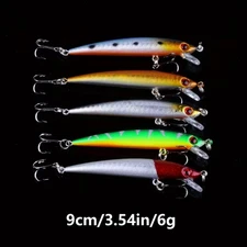 Fishing Lure Starter Kit / 5pc Fishing Lure set (random colors)