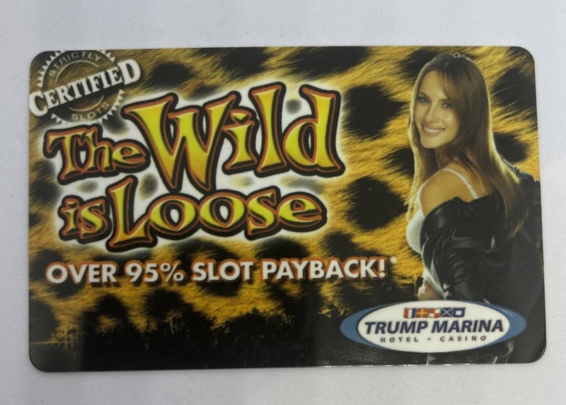Trump Marina Hotel & Casino Player Rewards Slot Card Atlantic City New Jersey