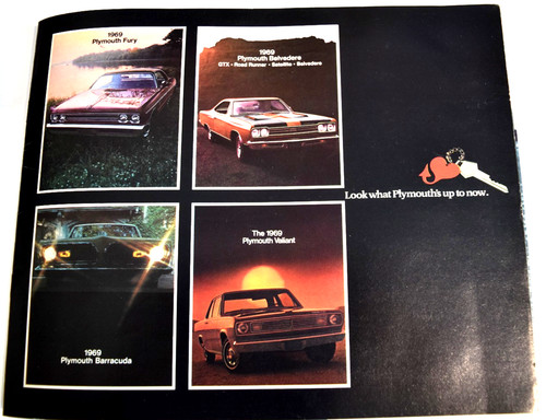 Vintage 1969 Look What Plymouth's Up To Now Plymouth Chrysler Brochure *MINT*