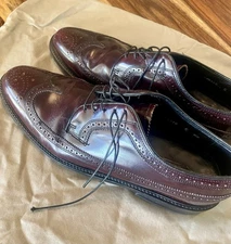Florsheim Imperial Kenmoor Wingtip Dress Shoes Cordovan Burgundy Brown Sz 11.5 C