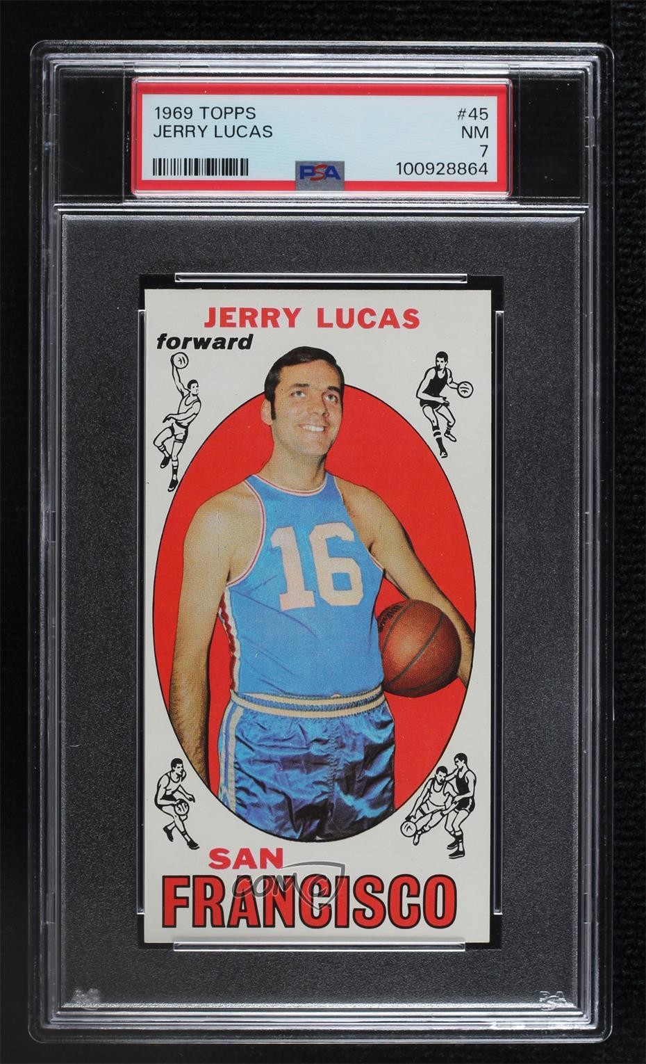 1969-70 Topps Jerry Lucas #45 PSA 7 Rookie RC HOF