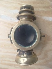 Vintage Gray Davis 917 Brass Lamp Light Car Carriage