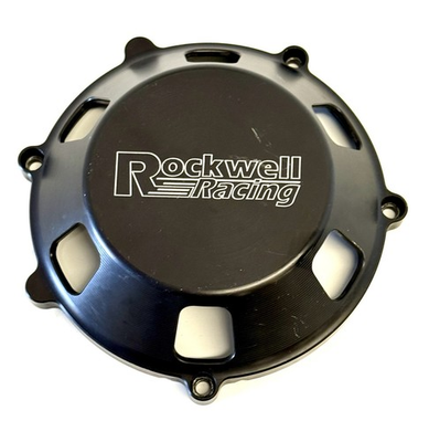#ad #ad Genuine Rockwell Cycles Black Billet Anodized Ducati Clutch Cover Fits 91 14 $109.95