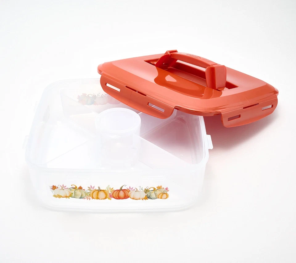 Bandeja para servir aperitivos y postres impresa Lock & Lock Harvest Foto 2 de 4