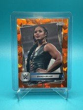 2025 Topps Chrome Sapphire WWE - Bianca Belair - Orange /25