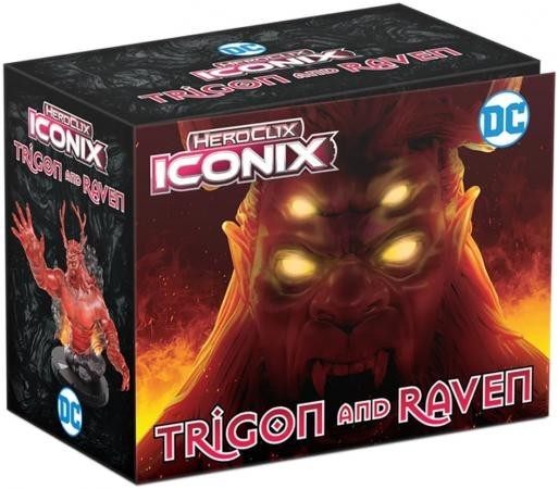 HeroClix: Iconix - Trigon and Raven - Explore Detailed