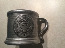 Vintage Pewter House Of Representatives United States Mug (2 1/2&rdquo; X 3&rdquo;)