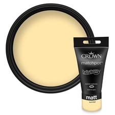 Crown Matchpot Breatheasy Matt Paint Tester Sample 40ml - Choose Colour
