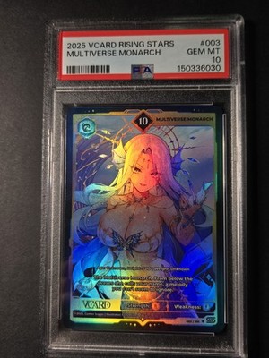 2025 VCard Rising Stars Multiverse Monarch Foil PSA 10 Gamer Supps