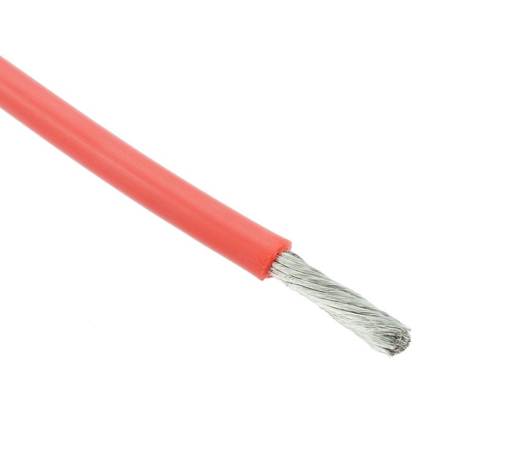 2m Red 12AWG Silicone 680/0.08mm Stranded Wire Cable