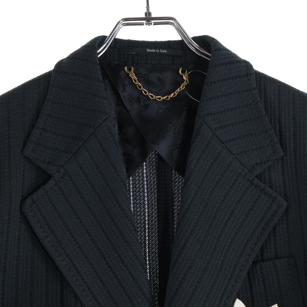 GUCCI 22SS adidas tailored jacket Adidas tailored jacket black white 721088 thumbnail 3