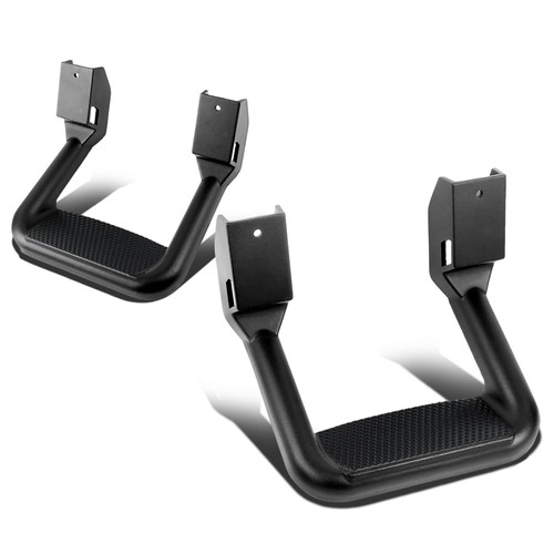 Universal Side Step for Pickups & Trucks, Aluminum, Black Coated, Set of 2