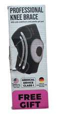 Dr. Brace Elite Knee Brace - Side Stabilizers  Patella Gel Pad - Medium- Orion