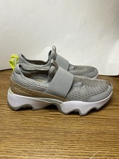 Sorel Women  s Kinetic Impact Dove Gray yellow Athletic Sneaker Shoes Size US 11