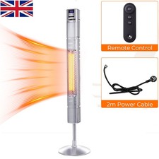 2000W Electric Infrared Heater Modern Free Standing Outdoor Indoor Garden Patio