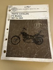 1971 - 1984 Harley-Davidson FX Models Parts Catalog, PN 99455-83B